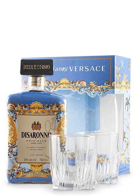 disaronno versace glass|Disaronno Versace Limited Edition Amaretto with Two Glasses.